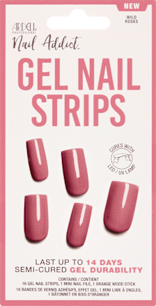 UV Gel Nagelfolien, Gel Nail Strips Wild Roses, 16 St ARDELL