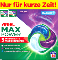 Colorwaschmittel Pods Max Power, 54 Wl