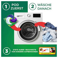 Colorwaschmittel Pods Max Power, 54 Wl