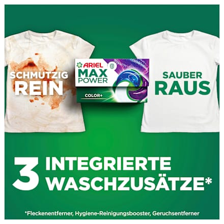 Colorwaschmittel Pods Max Power, 15 Wl