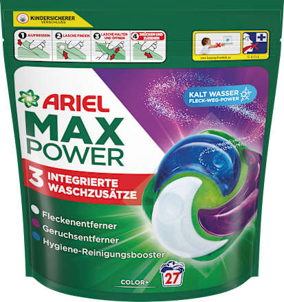 Colorwaschmittel Pods Max Power, 54 Wl