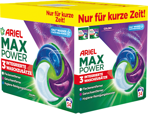 Colorwaschmittel Pods Max Power, 54 Wl