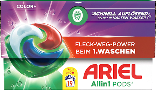 Colorwaschmittel Pods, 19 Wl ARIEL
