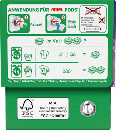 Colorwaschmittel Pods, 19 Wl ARIEL