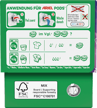 Colorwaschmittel Pods, 19 Wl ARIEL