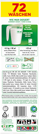 Colorwaschmittel Pulver, 72 Wl