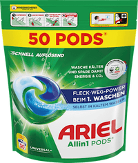 Vollwaschmittel Pods, 50 Wl