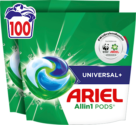 Vollwaschmittel Pods, 100 Wl