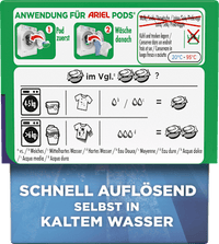 Vollwaschmittel Pods, 19 Wl