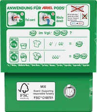 Vollwaschmittel Pods, 19 Wl ARIEL