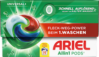 Vollwaschmittel Pods, 19 Wl ARIEL