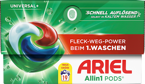 Vollwaschmittel Pods, 19 Wl ARIEL