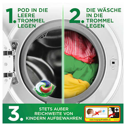 Krachtige wasmiddelpods, 100 Wl
