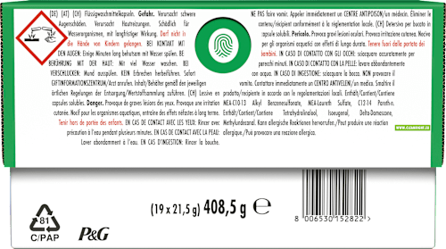 Vollwaschmittel Pods, 19 Wl