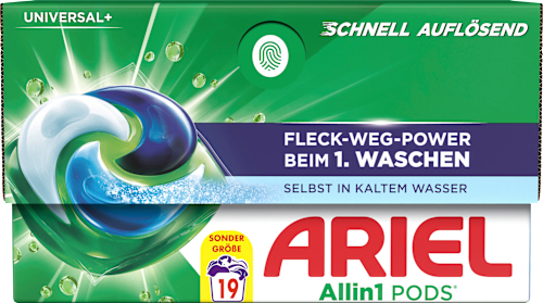 Vollwaschmittel Pods, 19 Wl
