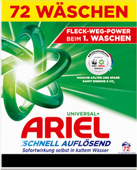 Vollwaschmittel Pulver, 72 Wl