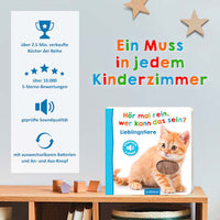 Babybuch Hör mal rein, wer kann das sein? - Lieblingstiere, 1 St