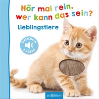 Babybuch Hör mal rein, wer kann das sein? - Lieblingstiere, 1 St