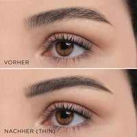 Augenbrauenschablone Eye Brow Stencils & Brush Applicator, 1 St