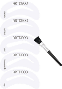 Augenbrauenschablone Eye Brow Stencils & Brush Applicator, 1 St