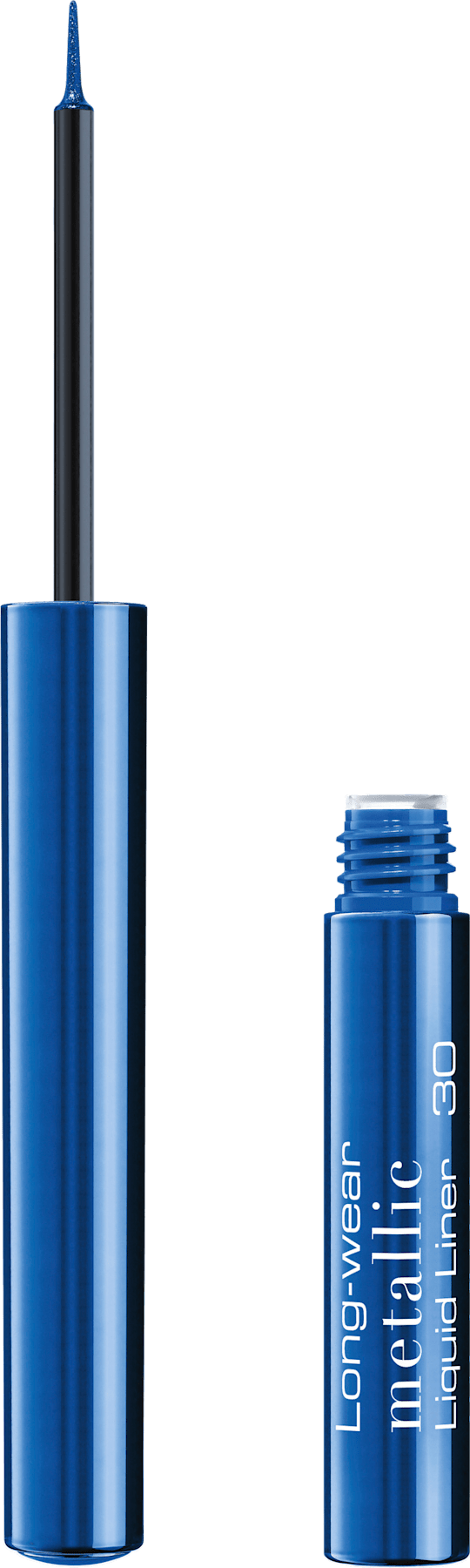Eyeliner liquide longue tenue 30 bleu roi métallisé, 1,8 g