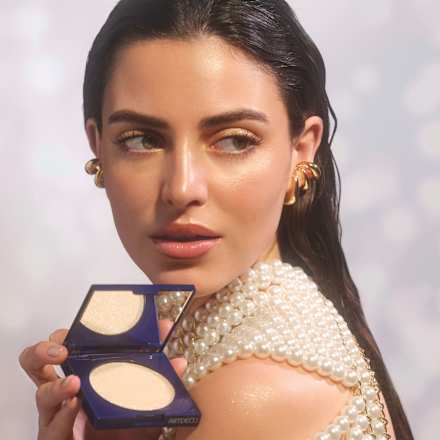 Highlighter Diamond Beauty Powder 2 Golden Glow, 7 g