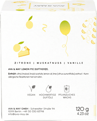 Duftkerze im Glas Lemon Pie, 1 St