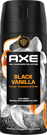 Bodyspray Black Vanilla Orange &amp; Sandalwood Scent, 150 ml