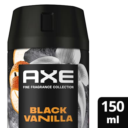 Bodyspray Black Vanilla Orange & Sandalwood Scent, 150 ml
