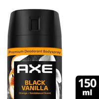 Bodyspray Black Vanilla Orange &amp; Sandalwood Scent, 150 ml