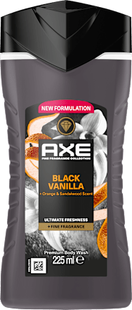 Zwarte Vanille Douchegel, 225 ml