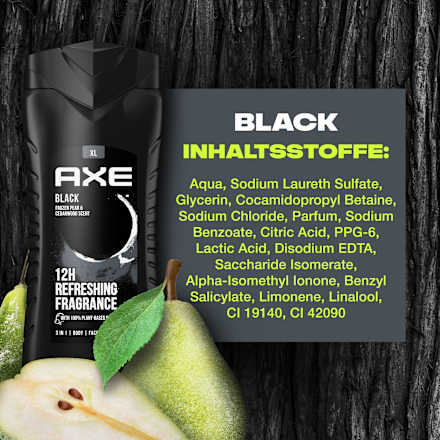 Douchegel Zwart, 400 ml