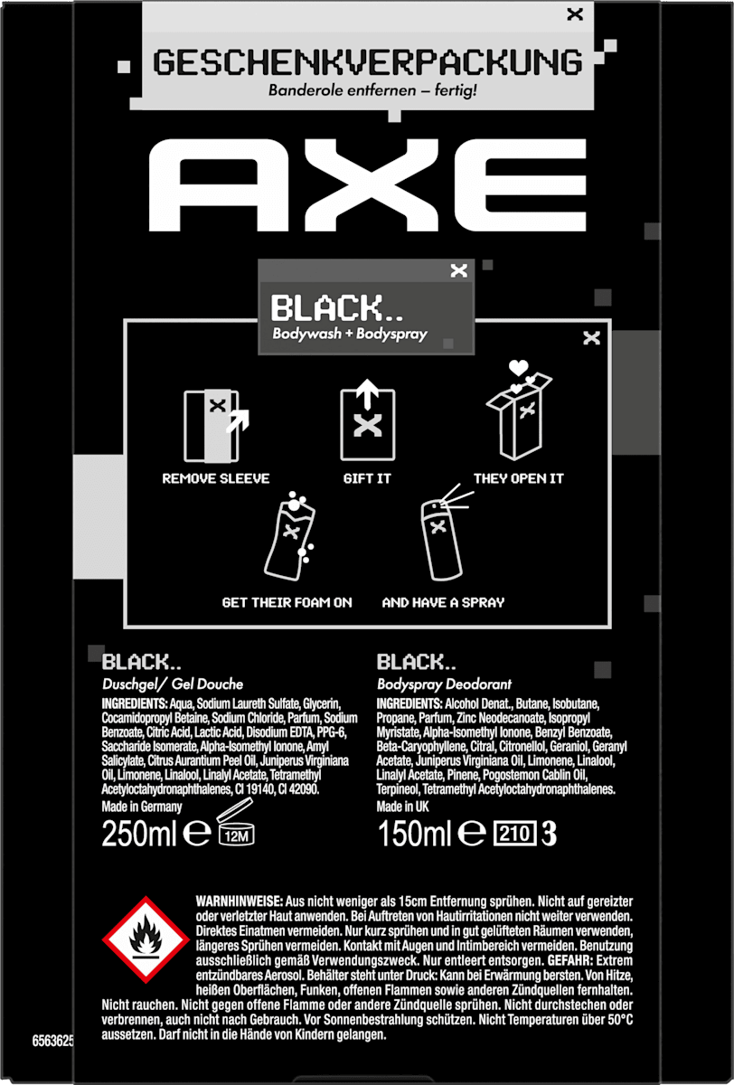 Geschenkset Black 2tlg, 1 St