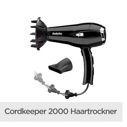 Föhn Cordkeeper 2000 mit Kabeleinzug, 1 St