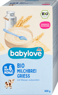 Abendbrei Milch Grieß ab 6. Monat, 600 g