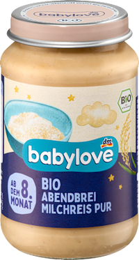 Abendbrei Milchreis pur, ab dem 8. Monat, 190 g