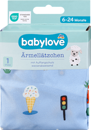 Ärmellätzchen blau, Fahrzeuge, 1 St