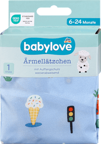 Ärmellätzchen blau, Fahrzeuge, 1 St