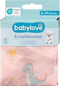 Ärmellätzchen rosa, Dino, 1 St