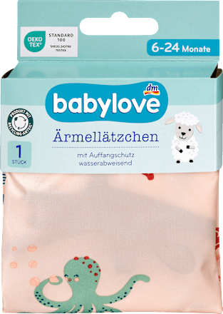 Ärmellätzchen rosa, Meerjungfrau, 1 St