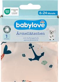 Ärmellätzchen rosa, 1 St babylove