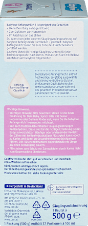 Anfangsmilch 1 von Geburt an, 500 g