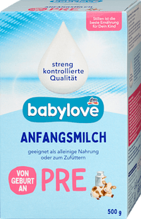 Anfangsmilch Pre von Geburt an, 500 g