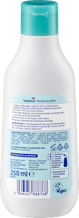 Baby Bad & Shampoo ultra sensitive, 250 ml