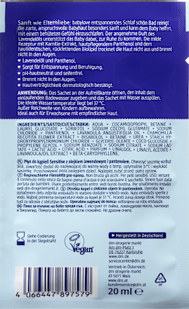 Baby Badezusatz Schlaf Schön Bad, 20 ml