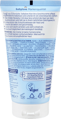 Baby Gesichtscreme Aloe Vera sensitive, 75 ml