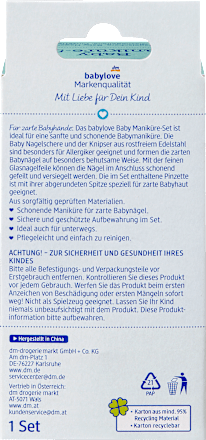 Baby Maniküre-Set 4tlg, 1 St