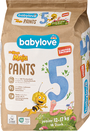 Baby Pants Biene Maja Gr. 5 junior (12-17 kg), 18 St