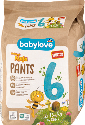Baby Pants Biene Maja Gr. 6 xl (15-20 kg), 16 St