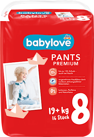 Babybroekjes maat 8 (19+ kg), 16 stuks